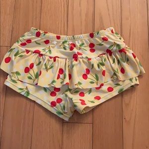 Cherry Skirt-Shorts bathing suit bottom girls